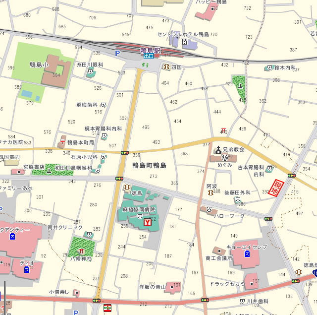 現地案内図