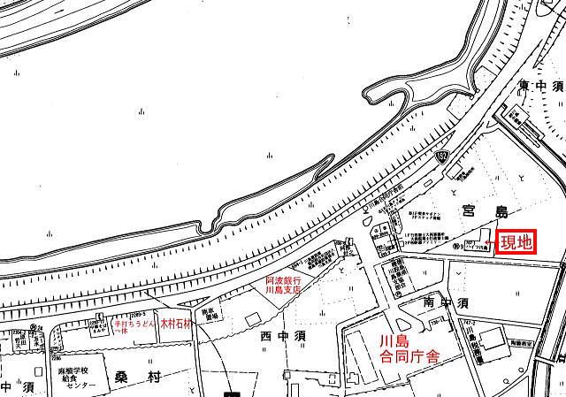 ハイツ川島現地案内地図