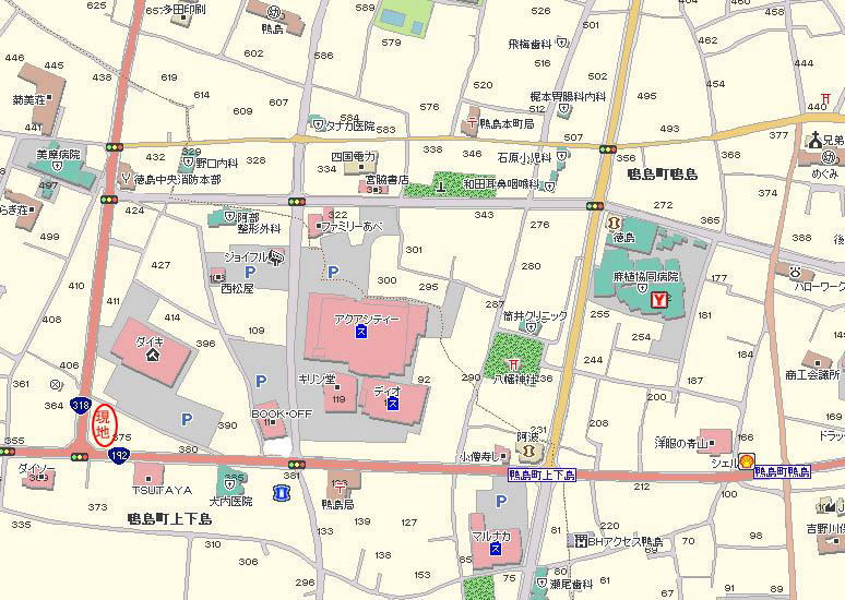 現地案内図