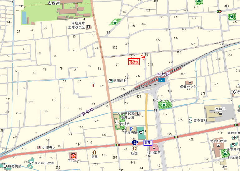 現地案内図