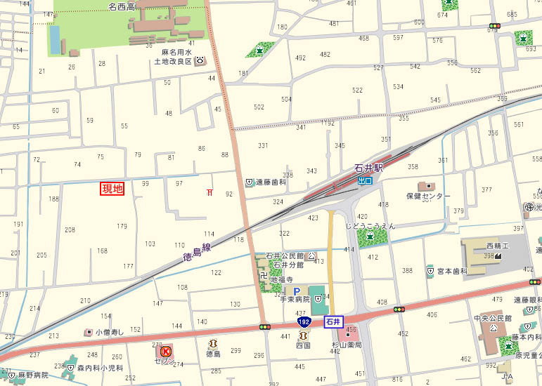 現地案内図
