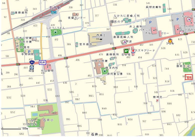 現地案内図
