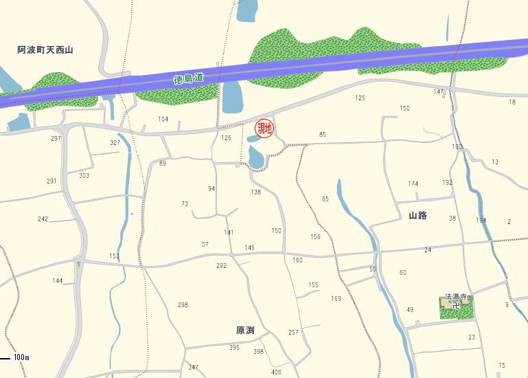 現地案内図