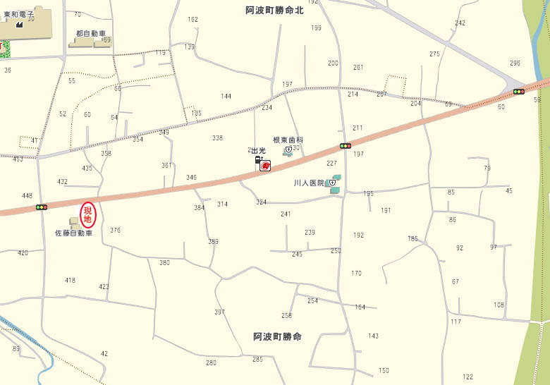 現地案内図