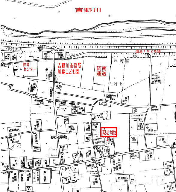 現地案内地図