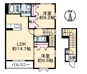 ヒルサイドコート間取図
