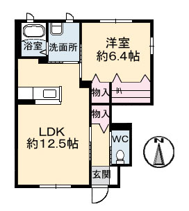 ヒルサイドコート間取図