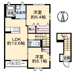 ヒルサイドコート間取図