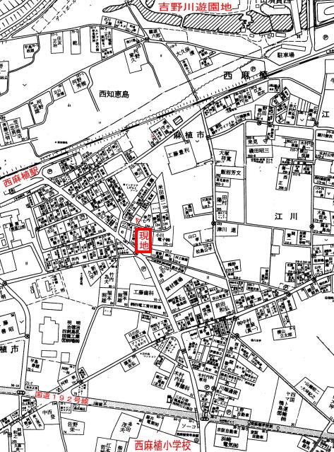 徳島・不動産・吉野川市・分譲地・鴨島町（分譲地・売地・売り地・売土地・土地・宅地・農地）売土地３３位置図