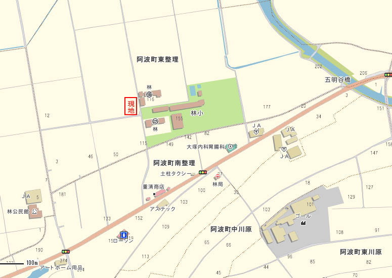 現地案内図