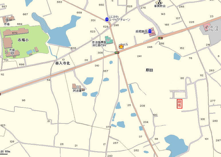現地案内図