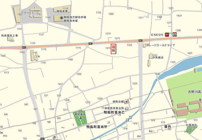 現地案内図