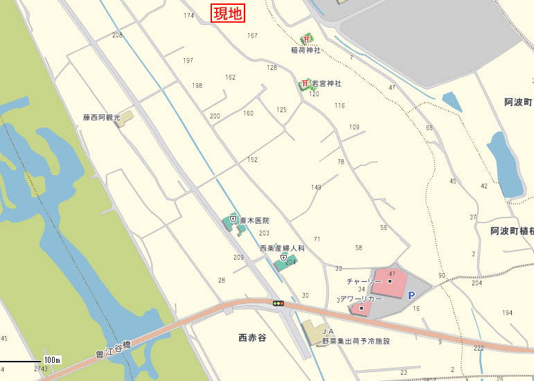 現地案内図