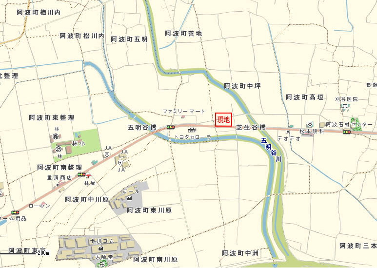 現地案内図